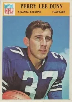 1966 Philadelphia #4 - Perry Lee Dunn - Atlanta Falcons