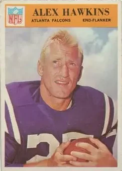 1966 Philadelphia #6 - Alex Hawkins - Atlanta Falcons