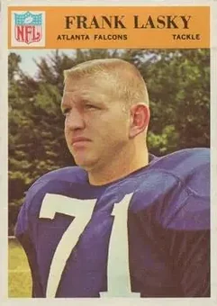1966 Philadelphia #8 - Frank Lasky - Atlanta Falcons