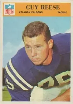 1966 Philadelphia #9 - Guy Reese - Atlanta Falcons
