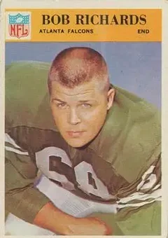 1966 Philadelphia #10 - Bob Richards - Atlanta Falcons