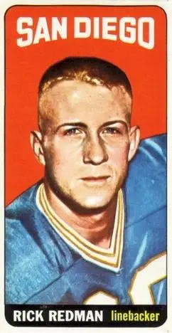 1965 Topps #171 - Rick Redman - San Diego Chargers