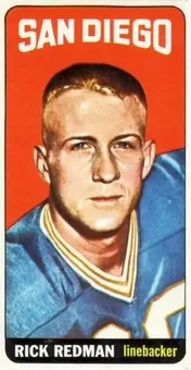 1965 Topps #171 - Rick Redman - San Diego Chargers