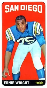 1965 Topps #175 - Ernie Wright - San Diego Chargers 1965 Topps #175 - Ernie Wright - San Diego Chargers