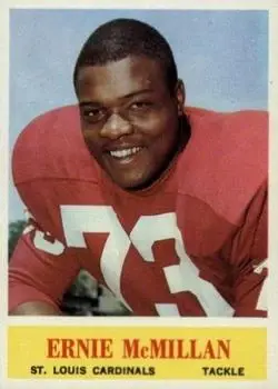 1964 Philadelphia #175 - Ernie McMillan - St. Louis Cardinals - Front 1964 Philadelphia #175 - Ernie McMillan - St. Louis Cardinals - Front