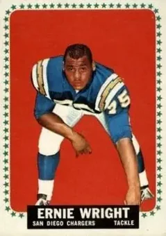 1964 Topps #174 - Ernie Wright - San Diego Chargers 1964 Topps #174 - Ernie Wright - San Diego Chargers