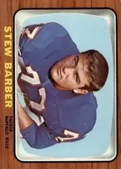 1966 Topps #16 - Stew Barber - Buffalo Bills