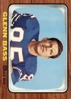 1966 Topps #17 - Glenn Bass - Buffalo Bills