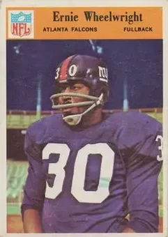 1966 Philadelphia #12 - Ernie Wheelwright - Atlanta Falcons