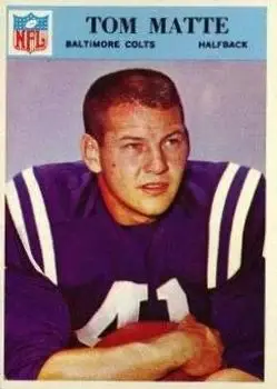 1966 Philadelphia #19 - Tom Matte - Baltimore Colts