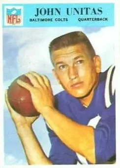 1966 Philadelphia #24 - John Unitas - Baltimore Colts