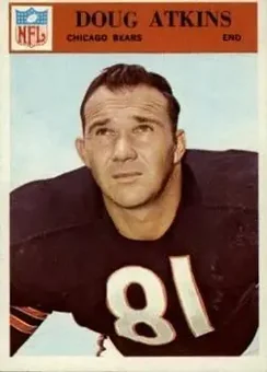 1966 Philadelphia #28 - Doug Atkins - Chicago Bears