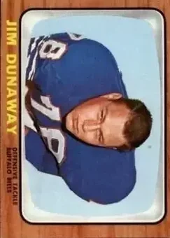 1966 Topps #24 - Jim Dunaway - Buffalo Bills