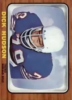 1966 Topps #25 - Dick Hudson - Buffalo Bills