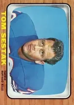 1966 Topps #28 - Tom Sestak - Buffalo Bills