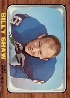 1966 Topps #29 - Billy Shaw - Buffalo Bills