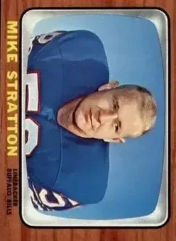 1966 Topps #30 - Mike Stratton - Buffalo Bills