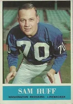 1964 Philadelphia #185 - Sam Huff - Washington Redskins