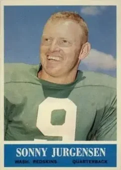 1964 Philadelphia #186 - Sonny Jurgensen - Washington Redskins