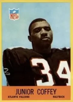 1967 Philadelphia #2 - Junior Coffey - Atlanta Falcons