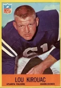 1967 Philadelphia #5 - Lou Kirouac - Atlanta Falcons