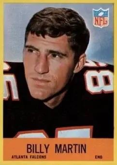 1967 Philadelphia #6 - Billy Martin - Atlanta Falcons
