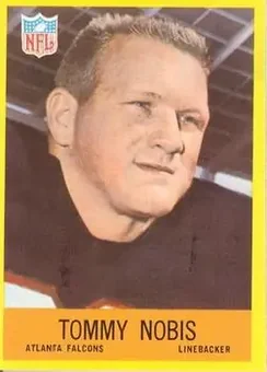 1967 Philadelphia #7 - Tommy Nobis - Atlanta Falcons