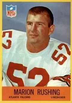 1967 Philadelphia #9 - Marion Rushing - Atlanta Falcons