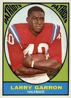1967 Topps #4 - Larry Garron - Boston Patriots 1967 Topps #4 - Larry Garron - Boston Patriots