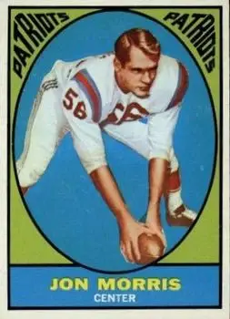 1967 Topps #6 - Jon Morris - Boston Patriots