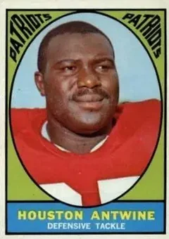 1967 Topps #7 - Houston Antwine - Boston Patriots 1967 Topps #7 - Houston Antwine - Boston Patriots
