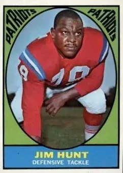 1967 Topps #10 - Jim Hunt - Boston Patriots