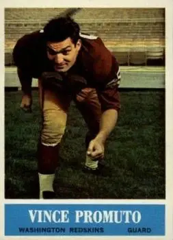 1964 Philadelphia #191 - Vince Promuto - Washington Redskins - Front