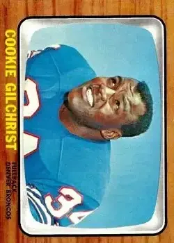 1966 Topps #32 - Cookie Gilchrist - Denver Broncos