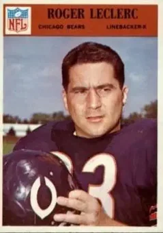 1966 Philadelphia #35 - Roger LeClerc - Chicago Bears