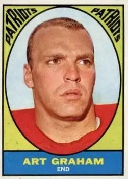 1967 Topps #12 - Art Graham - Boston Patriots