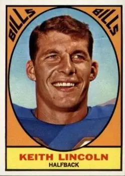 1967 Topps #15 - Keith Lincoln - Buffalo Bills