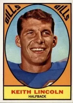 1967 Topps #15 - Keith Lincoln - Buffalo Bills