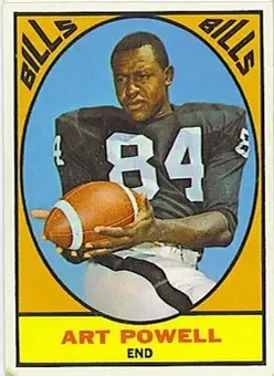 1967 Topps #17 - Art Powell - Buffalo Bills