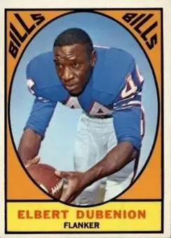 1967 Topps #20 - Elbert Dubenion - Buffalo Bills