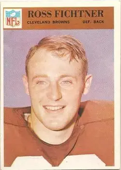 1966 Philadelphia #43 - Ross Fichtner - Cleveland Browns