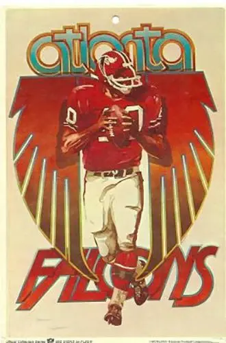 1968 Fleer Big Signs #NNO - Card #NNO - Atlanta Falcons - Front