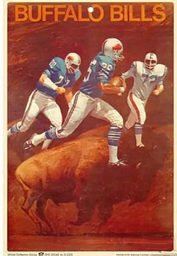 1968 Fleer Big Signs #NNO - Card #NNO - Buffalo Bills