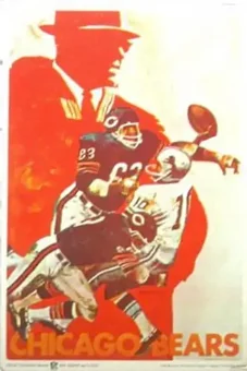 1968 Fleer Big Signs #NNO - Card #NNO - Chicago Bears