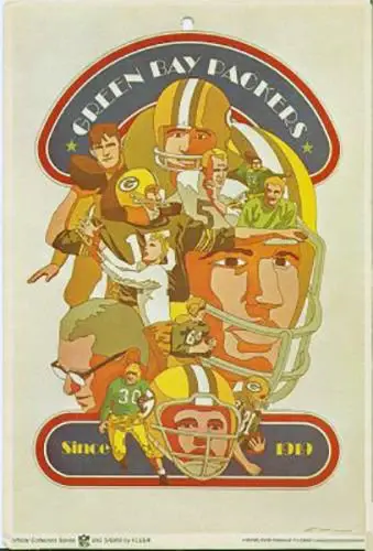 1968 Fleer Big Signs #NNO - Card #NNO - Green Bay Packers - Front