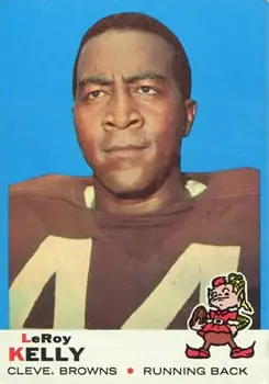 1969 Topps #1 - Leroy Kelly - Cleveland Browns
