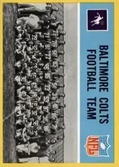 1967 Philadelphia #13 - Card #13 - Baltimore Colts