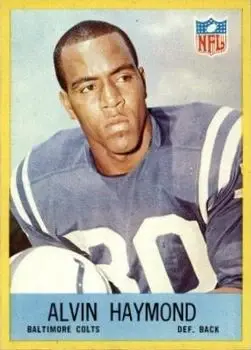 1967 Philadelphia #17 - Alvin Haymond - Baltimore Colts