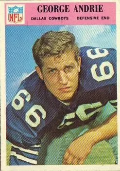 1966 Philadelphia #54 - George Andrie - Dallas Cowboys