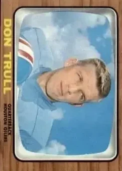 1966 Topps #60 - Don Trull - Houston Oilers